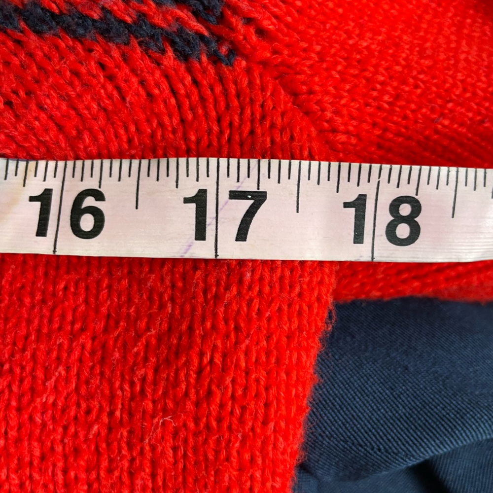 Red Cascade Blue Crewneck Sweater - Women - Picture 4 of 4
